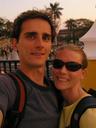 Us at sunset in Trujillo.